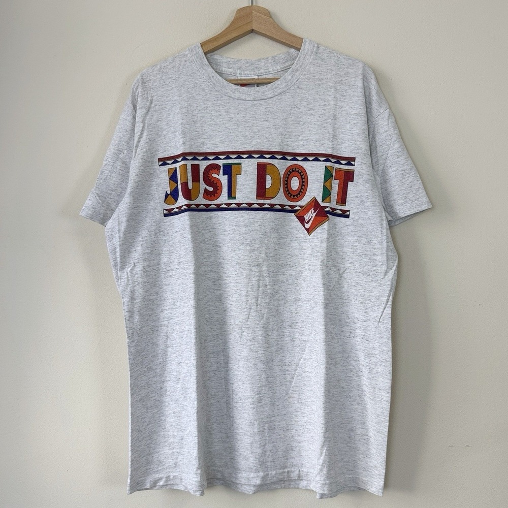 Vintage 90's Nike Urban Jungle Spike Lee Graphic Grey Tee Shirt - XXL
